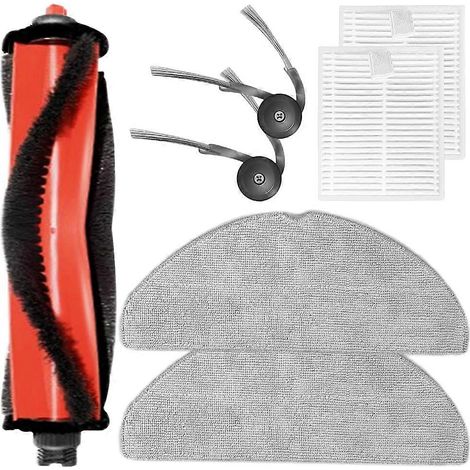 Filtre pour aspirateur brosse pour aspirateur Filtre de brosse pour aspirateur filtre de Roborock Q7 M5 Robot Aspirateur Main Side Brosse HEPA Filtres Serpillière Pads Accessoires Kit (1/5)