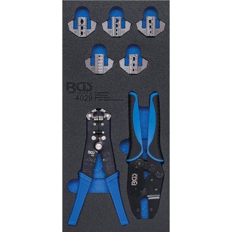 Insert de Servante d Atelier 1/3 - 7 pcs Pince à Sertir et Dénuder - Outils Pratiques et Polyvalents - D-Work