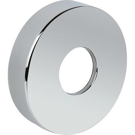 Banyo – Rosace murale siphon 32 mm – Laiton chromé – Ø extérieur 90 mm – Hauteur 20 mm – Pour installations sanitaires