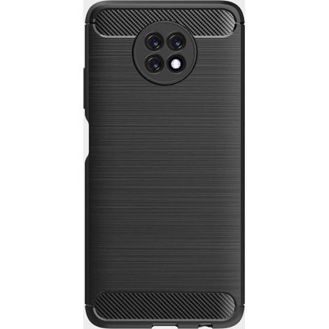 Coque arrière souple pour Xiaomi Redmi Note 9T - Carbone brossé noir - Étui de protection (1/5)