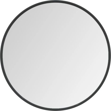 Espejo de pared negro 60 cm vidaXL (1/5)