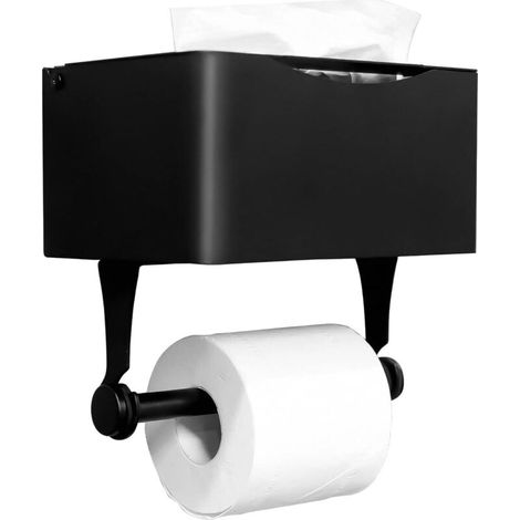 ZOLGINAH Porte Papier Toilette avec Tablette,Porte Rouleau Papier Toilette,Distributeur et Rangement de lingettes humides pour Toutes Les salles de Bain