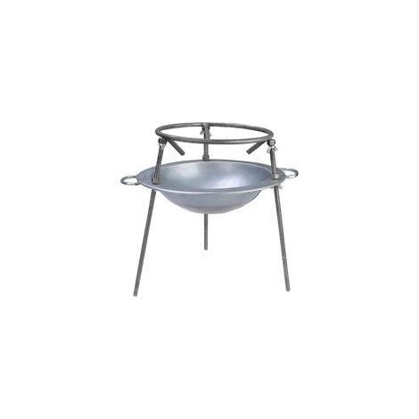 Brasero de Camping Portátil, Barbacoa Exterior, Trépied Stable en Fer, Ideal para Les Pique-niques, Les Réunions de Famille et Le, 38 Cm X 30 Cm X 40