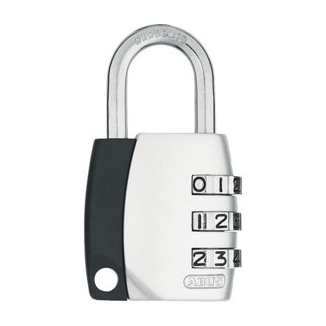 Candado Seguridad 30Mm Combinacion Programable Gris Abus