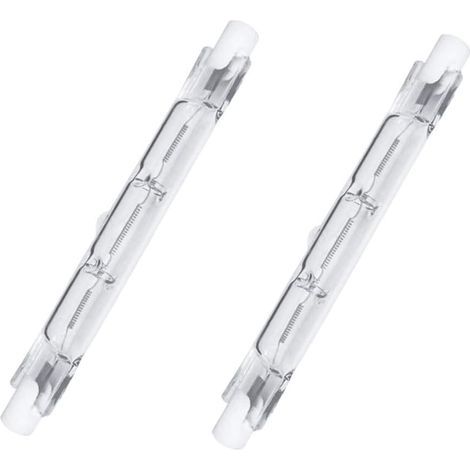 Lampes Halogènes 2 Pièces Dimmable R7S Blanc Chaud 2700K (78mm, 80W 1250lm) [Classe énergétique G] (1/5)