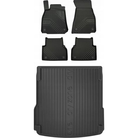 SET 77 Alfombrillas de goma y alfombrilla AUDI A6 C8 Estate desde 2018 (1/5)