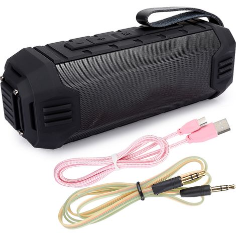 Y280 Outdoor-Bluetooth-Lautsprecher, ABS, IPX4 wasserdicht, Zwei-Wege-Telefonie, Audioplayer, Powerbank, Wireless 4.2 (1/5)