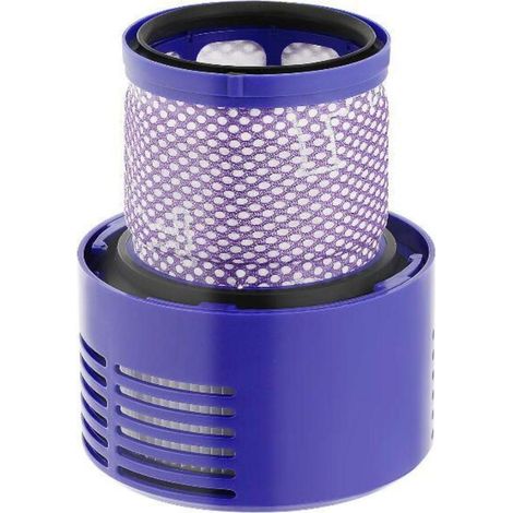 Paquet Lavables Réutilisables Filtre de Remplacement pour Dyson V10 SV12 Cyclone Animal Absolute Motorhead Total Clean Pro Extra Aspirateur sans Fil avec Brosse de Nettoyage (1/5)