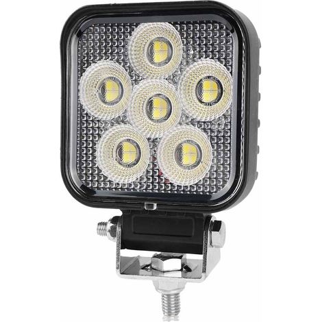Faro Led da Lavoro Led Work Light Lampada Supplementare Quadrato 3'' 24W 2400LM 12V 24V IP67 6000K (1/3)