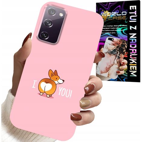 Hülle für Samsung Galaxy S20 FE – lustiges Muster, „Ich liebe dich“-Hundegehäuse (1/5)