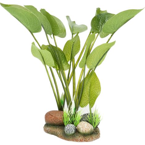 Plantes d'eau de roche de Simulation vive artificielle d'aquarium de résine synthétique pour la décoration de paysage d'aquarium (1/5)