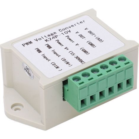 0-100% Analog PWM Voltage Converter, 0-10V Digital Signal Conversion Module with Housing (1/5)