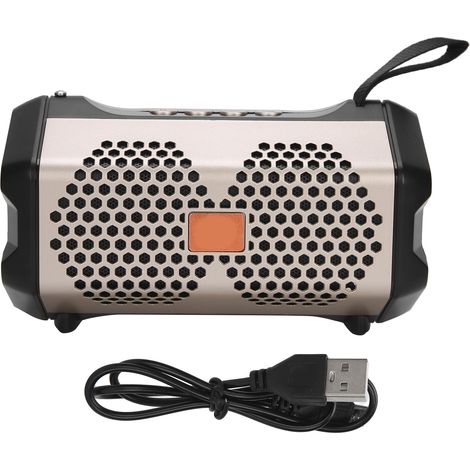 Enceinte Bluetooth Portable - Système Audio Sans Fil Avec Basses Stéréo - Radio FM Et Lecteur Mp3 - Pour Extérieur - 500mah (1/5)