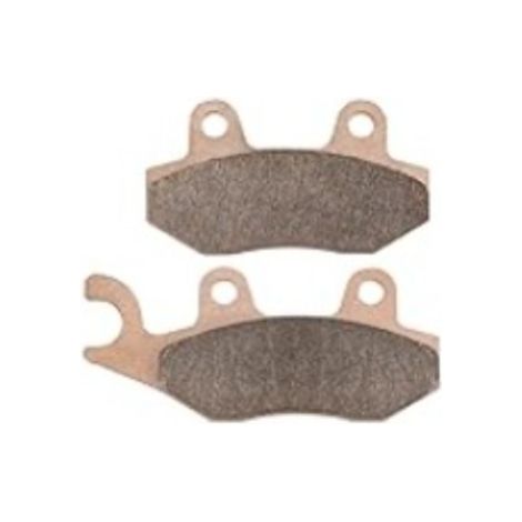 Copper-based sintered brake pads compatible with YAMAHA DT200WR WR200 D/E/F models (1992-1994). (1/3)