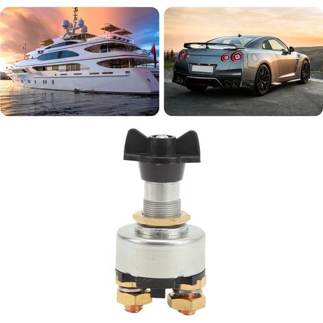 12V/24V Hauptschalter, 200A Dreh-Batterietrennschalter, geeignet für Wohnmobile und Yachten (SWH109-2S) (1/5)