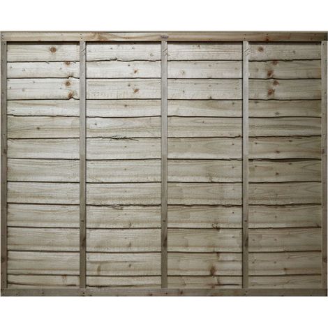 Premier 6ft x 5ft Premier Larch Lap Garden Fence Panel (1/4)