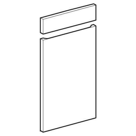 GE Tür/Front Set für Renova Plan US für HWB B:45cm, weiß (1/2)