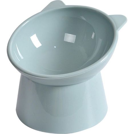 Gamelle ergonomique pour chat avec protection du cou à 45° - Distributeur de croquettes grande capacité pour chien (1/5)