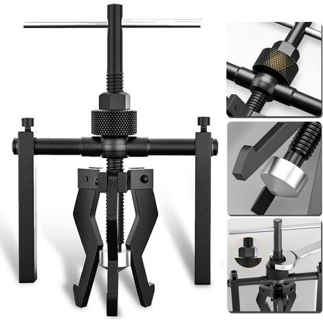Extracteur de roulement à 3 mâchoires Extracteur de roulement intérieur en acier au chrome vanadium 1.5-6 cm 1T extracteur de roue dentée Extracteur de roue intérieur Outil d'Extraction De Roulement (1/5)