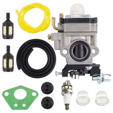 Kit carburatore per decespugliatore TB43 TTL530GBC BC520 CG430 da 52cc, 49cc e 43cc per motore a 2 tempi con foro fisso da 31 mm (1/2)