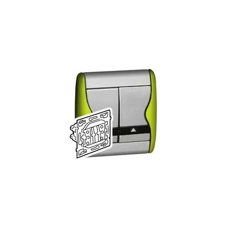 Legrand 084028 - Sagane Double Pusher - for roller shutter control - 10A