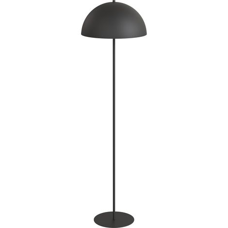 Lampada da terra nera minimal con paralume MOGU 2xG9 8W Emibig (1/5)