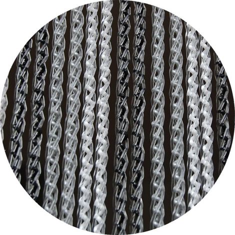 TÜRVORHANG AREZZO 1, 90X210CM SCHWARZ-WEIß-GRAU (1/5)