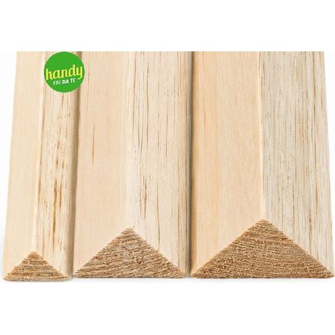 Listello Triangolo Ayous Decorlegno 15 x 15 x 1000 mm
