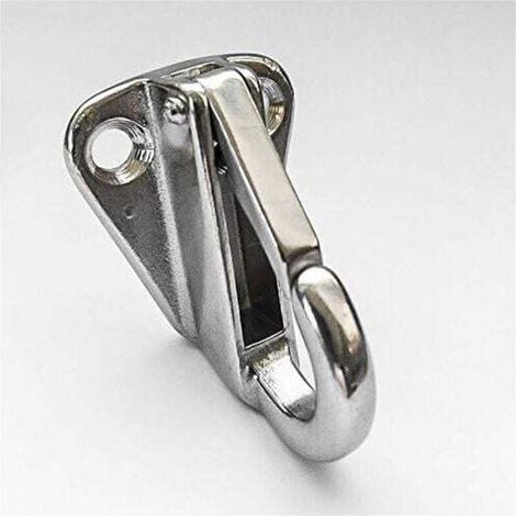 5x Stainless Steel Plate Carabiners - Carabiners - Ø up to 10 mm (1/4)