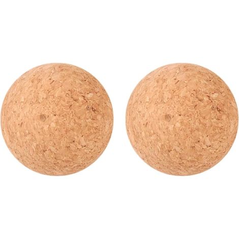 Bouchon Liège - Lot de 2 - Diamètre 6 cm - Sphérique - Pour Bouteille Vin Et Whisky - Naturel (1/5)