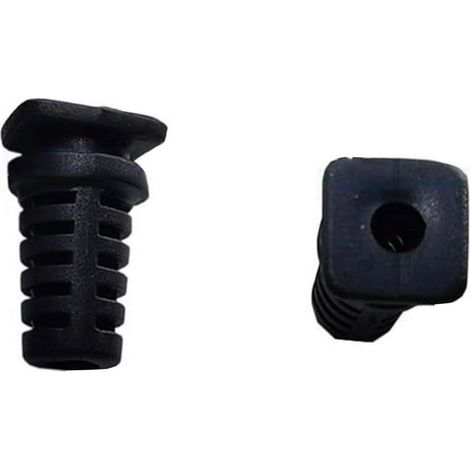 Lot de 10 Manchons de Câble en Caoutchouc pour Outil Électrique - 5 mm - Noir (1/4)