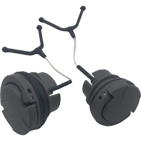 DTEKGAZ - Passend für die neuen Husqvarna 450 445 Benzin-Kettensägen: Öldeckel, Tankdeckel, Tankdeckel-Set, Kettenöldeckel und Benzindeckel.