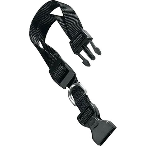 COLLARE PER CANE 'CLUB C' mm 30 / 44 x 15 - nero- 2 pezzi - FERPLAST
