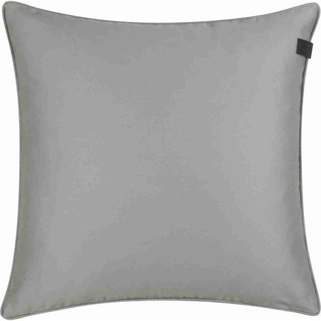 SCHÖNER WOHNEN Zierkissenhülle ohne Füllung SOFT - 1 Stück 45x45 cm, Grau