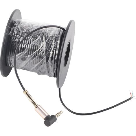 Câble de caméra de pêche HD avec prise casque 3,5 mm pour accessoires de pêche, diamètre 1,8 mm (0,07 pouce), longueur 20 m (65,6 pieds). (1/5)