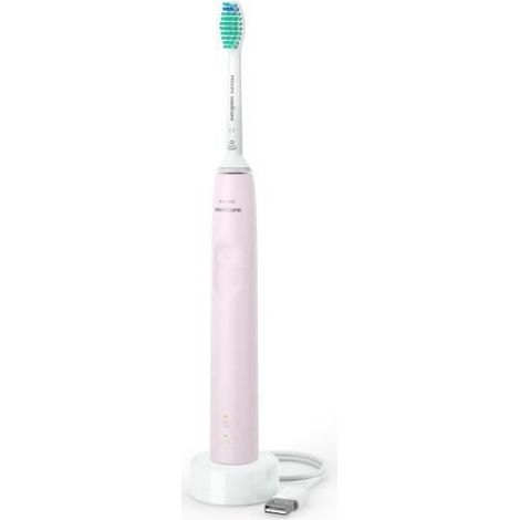 PHILIPS SONICARE HX3671/14 Brosse a dents électrique - Autonomie 14 jours - Capteur de pression - Smart Timer - Rose (1/4)