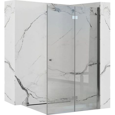 REA DUSCHWAND FOLD N2 80 CHROME