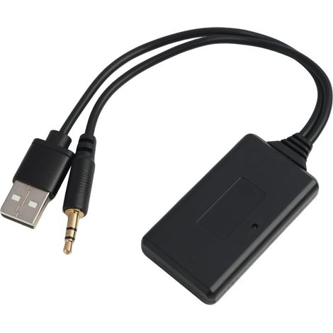 3.5mm Audio 5.0 Récepteur sans Fil,Adaptateur Bluetooth AUX pour Voiture, Câble Audio AUX pour Voiture,Adaptateur Jack Bluetooth, Récepteur Bluetooth Haute qualité Audio (1/5)