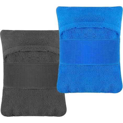 Sandentferner, ideal für Strandbesuche, Urlaub und Camping entfernt Sand aus Taschen und Beuteln. Klein, quadratisch, blau-grau, 1 (1/5)