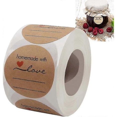 Étiquettes pour bocaux, étiquettes autocollantes pour congélateur, étiquettes adhésives pour pots de confiture (1/5)
