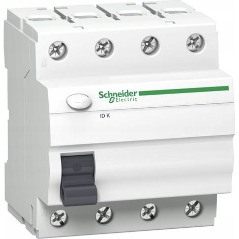 Interruptor diferencial ID K 40A/30MA/AC 4P 40A 30MA 4M AC 6KA ACTI 9 A9Z05440