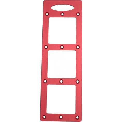 Schablone für Drahtkästen Typ 86, 70 x 60 mm Multifunktions-Steckdosenbohrwerkzeug aus Aluminiumlegierung (1/5)