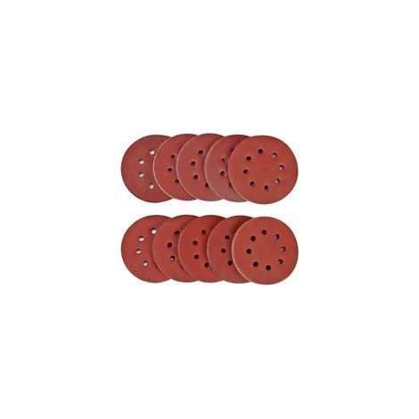 Disques abrasifs 125 mm – Lot de 100 unités en oxyde d’aluminium (grains 40 à 2000) pour ponçage métal et bois (1/5)