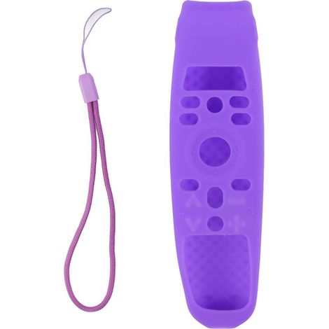 Cover protettiva in silicone per telecomando LG MR20, anti-polvere e anti-scivolo, colore viola (1/5)