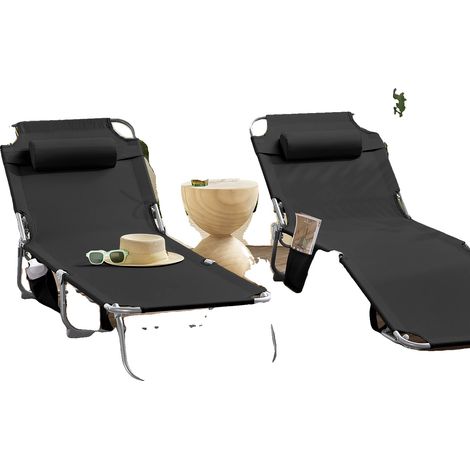 Transat, Design Ergonomique, Portable et Durable, noir (1/2)