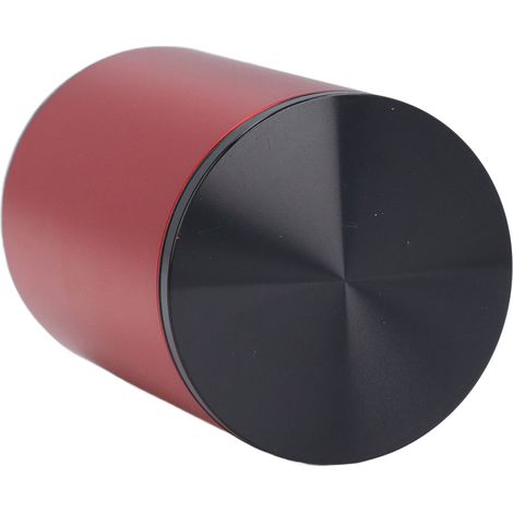 Mini poubelle à pression en alliage d'aluminium pour voiture, conteneur cendrier, accessoires automobiles M rouge (1/5)