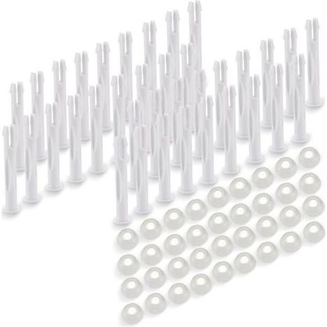 Rubber Seal and Joint Pin Kit 25018 - 2.75" Long Pool Pin Seal Kit for Intex 13' to 24' Round Metal Frame Pools, 36 Pack (1/5)