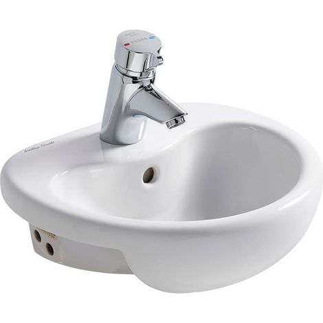 Armitage Shanks Contour 21 Semi-Countertop Basin 400mm Wide - 1 Tap Hole (1/2)