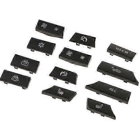Kit de réparation de 2 à 4 pièces (12 touches) pour interrupteur de chauffage/climatisation BMW Série 5 et 7 (1/5)
