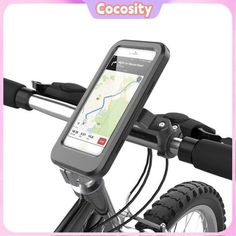 Support Téléphone Portable Pour Vélo - Magnétique IPX4 - Rotation 360° - Compatible Smartphones Jusqu'à 173x82 mm - 1 Pièce (1/5)